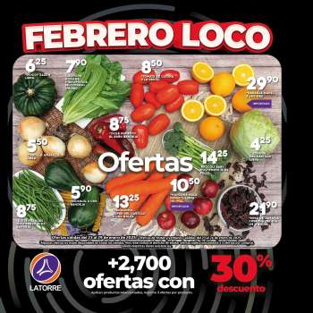 Folleto actual Supermercados La Torre - 23.1.2025 - 29.1.2025.