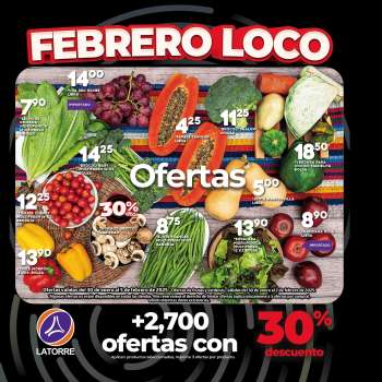Folleto actual Supermercados La Torre - 30.1.2025 - 5.2.2025.