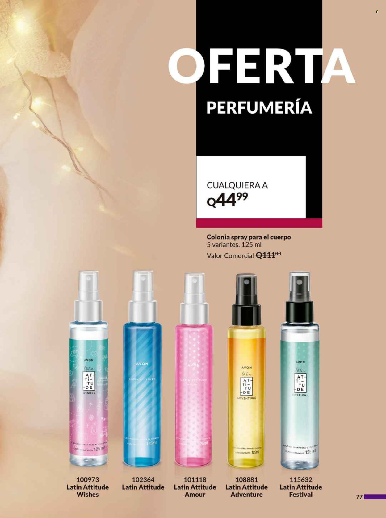 Catálogo Avon - 6.2.2025 - 13.3.2025. Página 77
