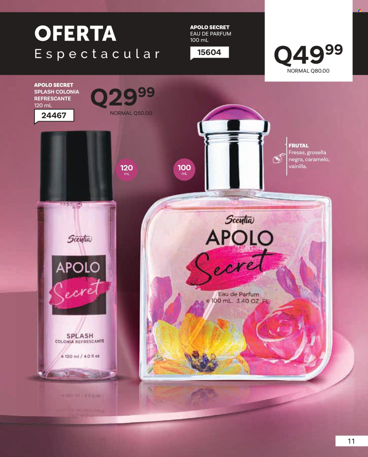 Catálogo Scentia. Página 11