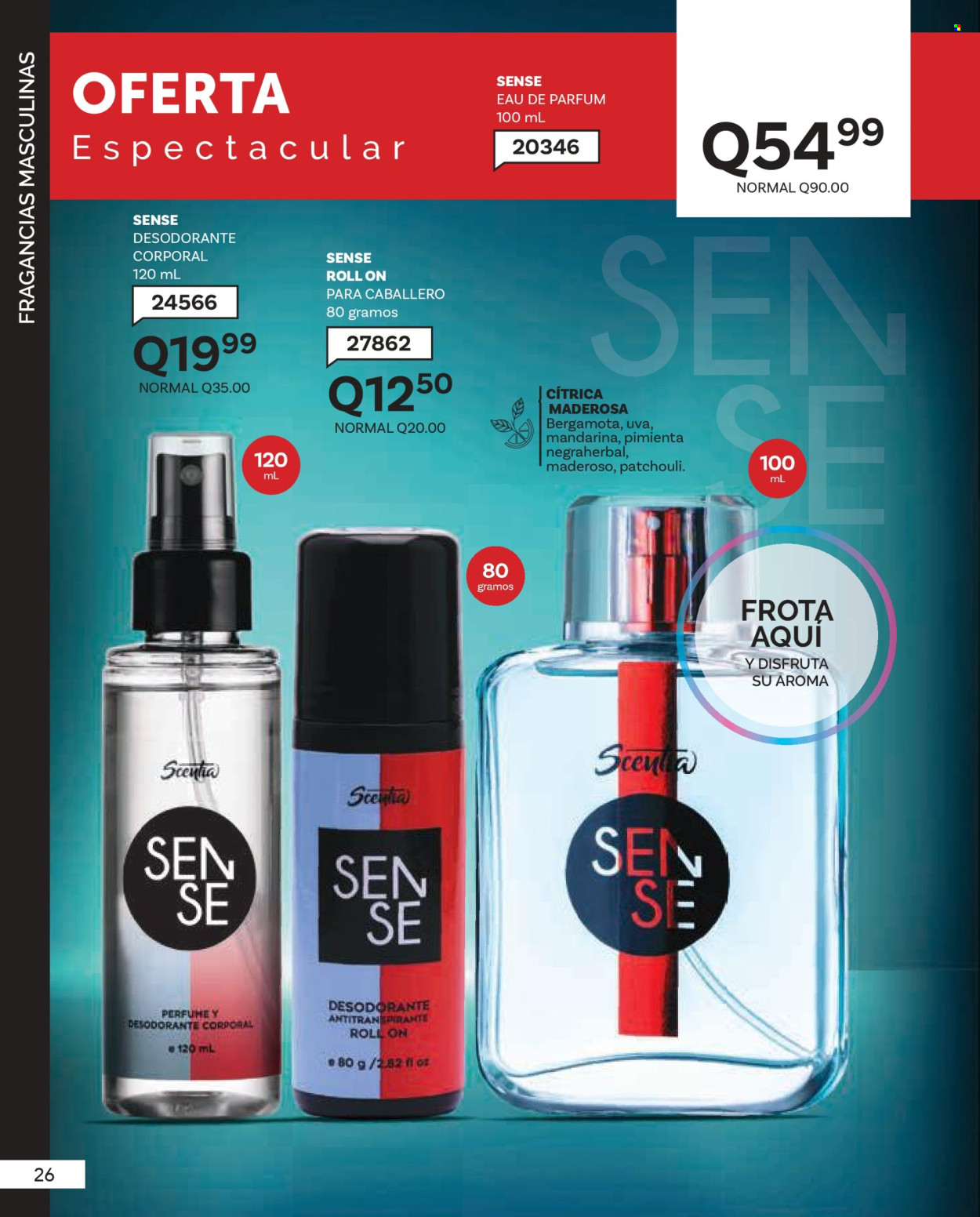 Catálogo Scentia. Página 26