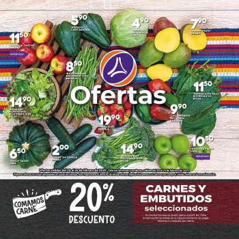 Folleto actual Supermercados La Torre - 20.2.2025 - 26.2.2025.