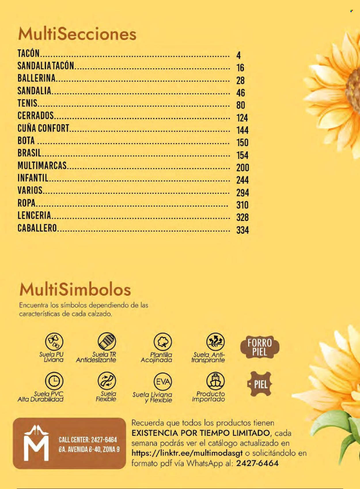 Catálogo Multimodas. Página 2