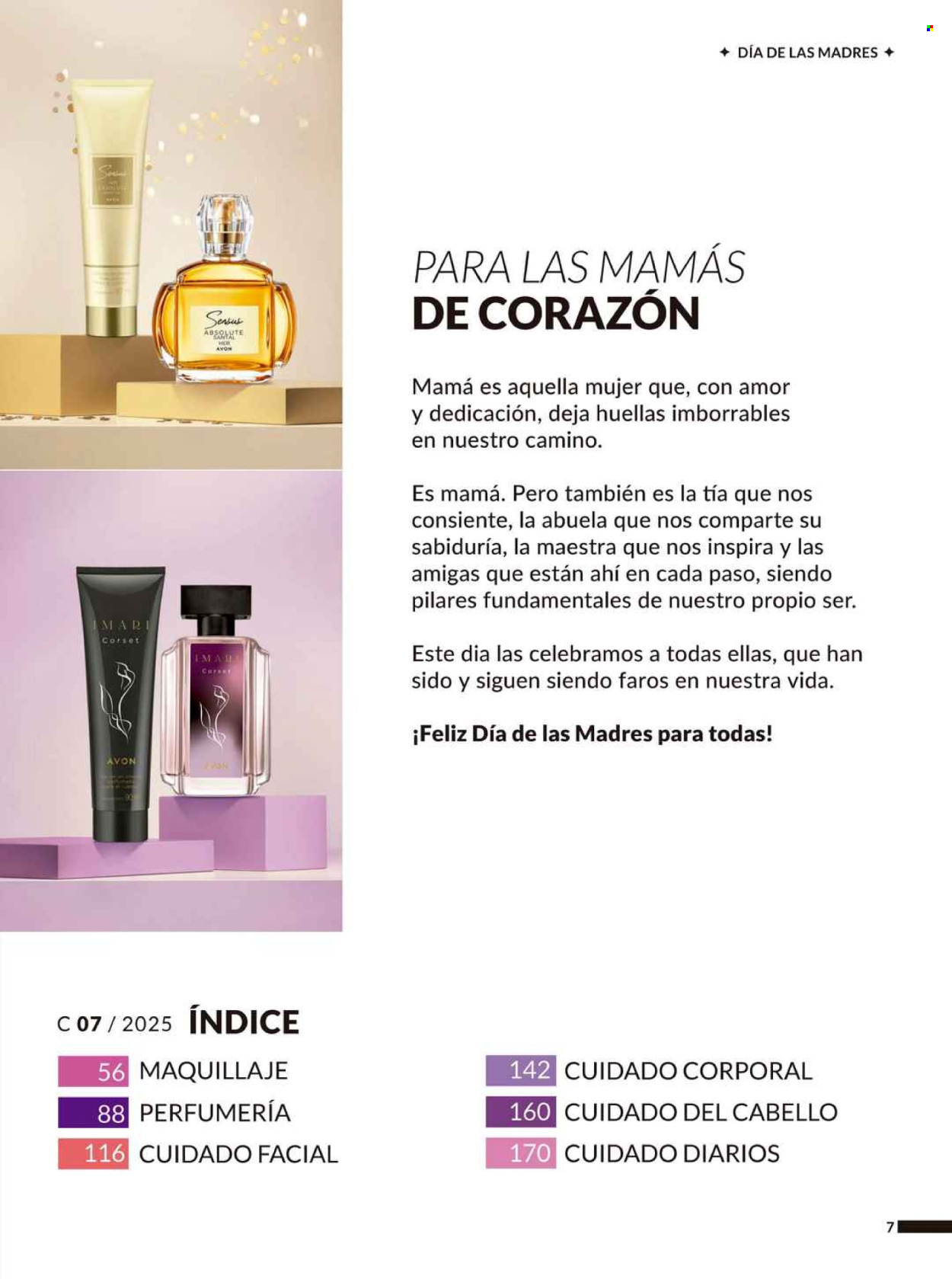Catálogo Avon - 14.3.2025 - 21.4.2025. Página 7