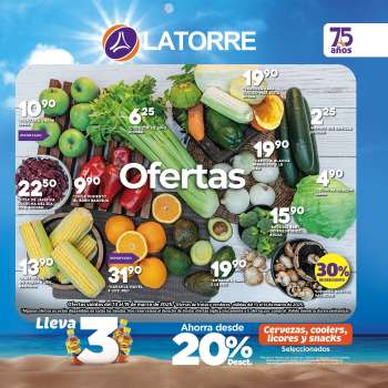 Folleto actual Supermercados La Torre - 13.3.2025 - 19.3.2025.