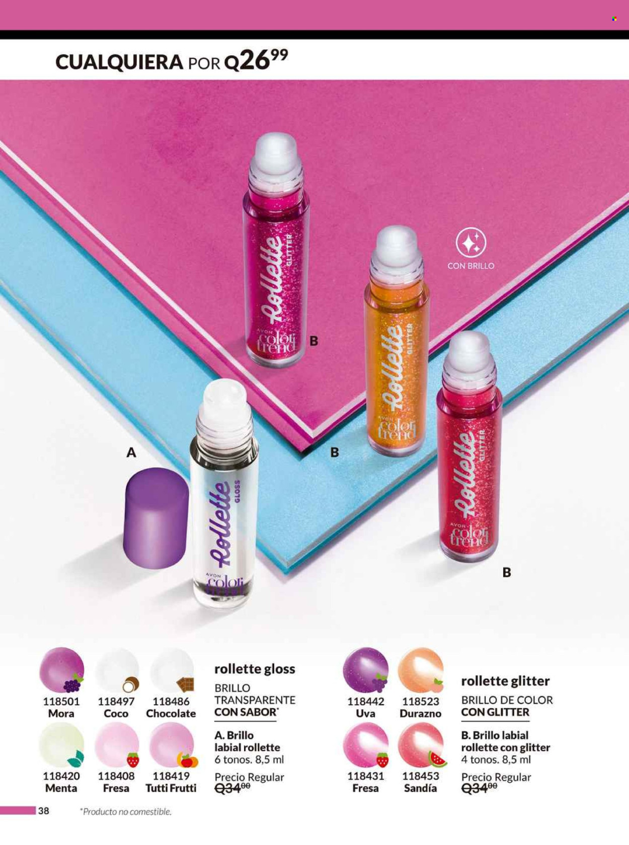 Catálogo Avon. Página 38