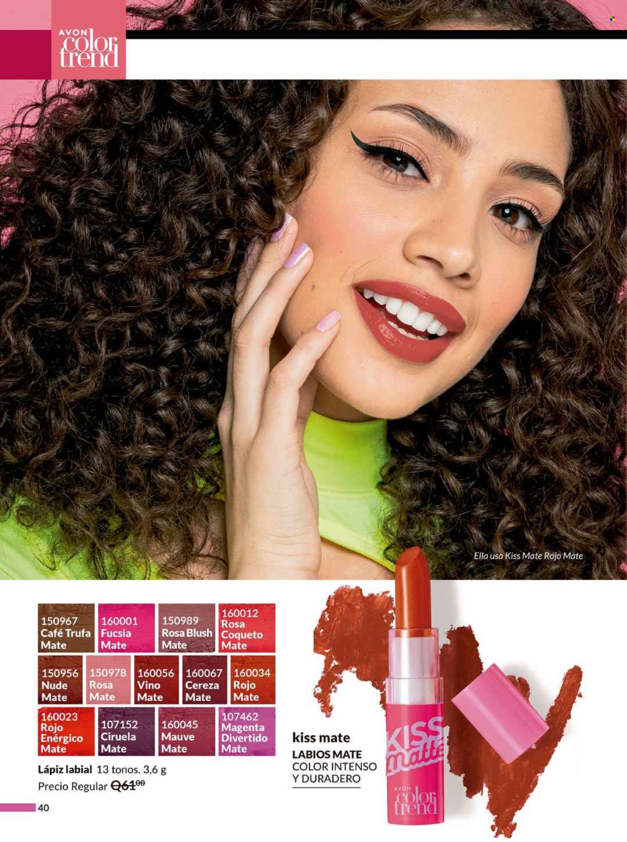 Catálogo Avon. Página 40