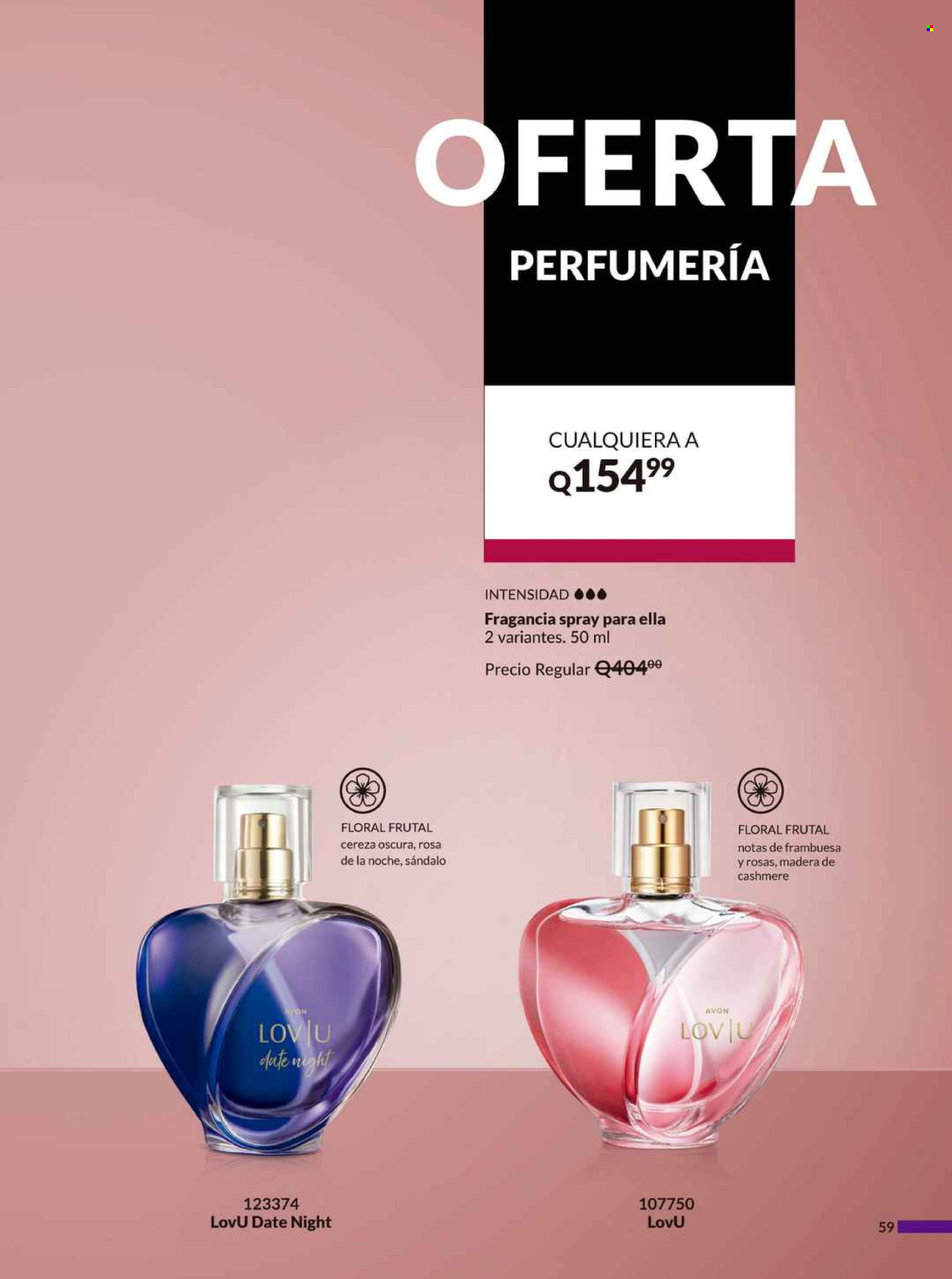 Catálogo Avon. Página 59