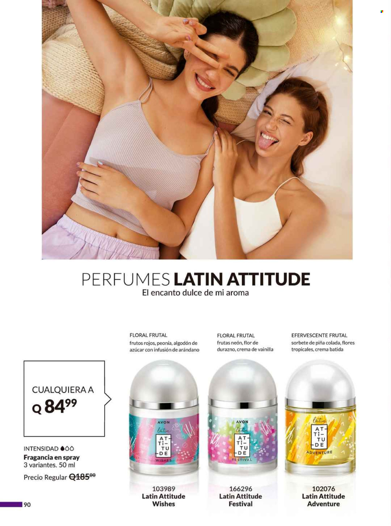 Catálogo Avon. Página 90