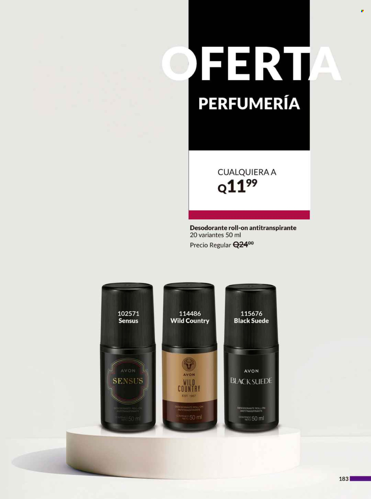 Catálogo Avon. Página 183