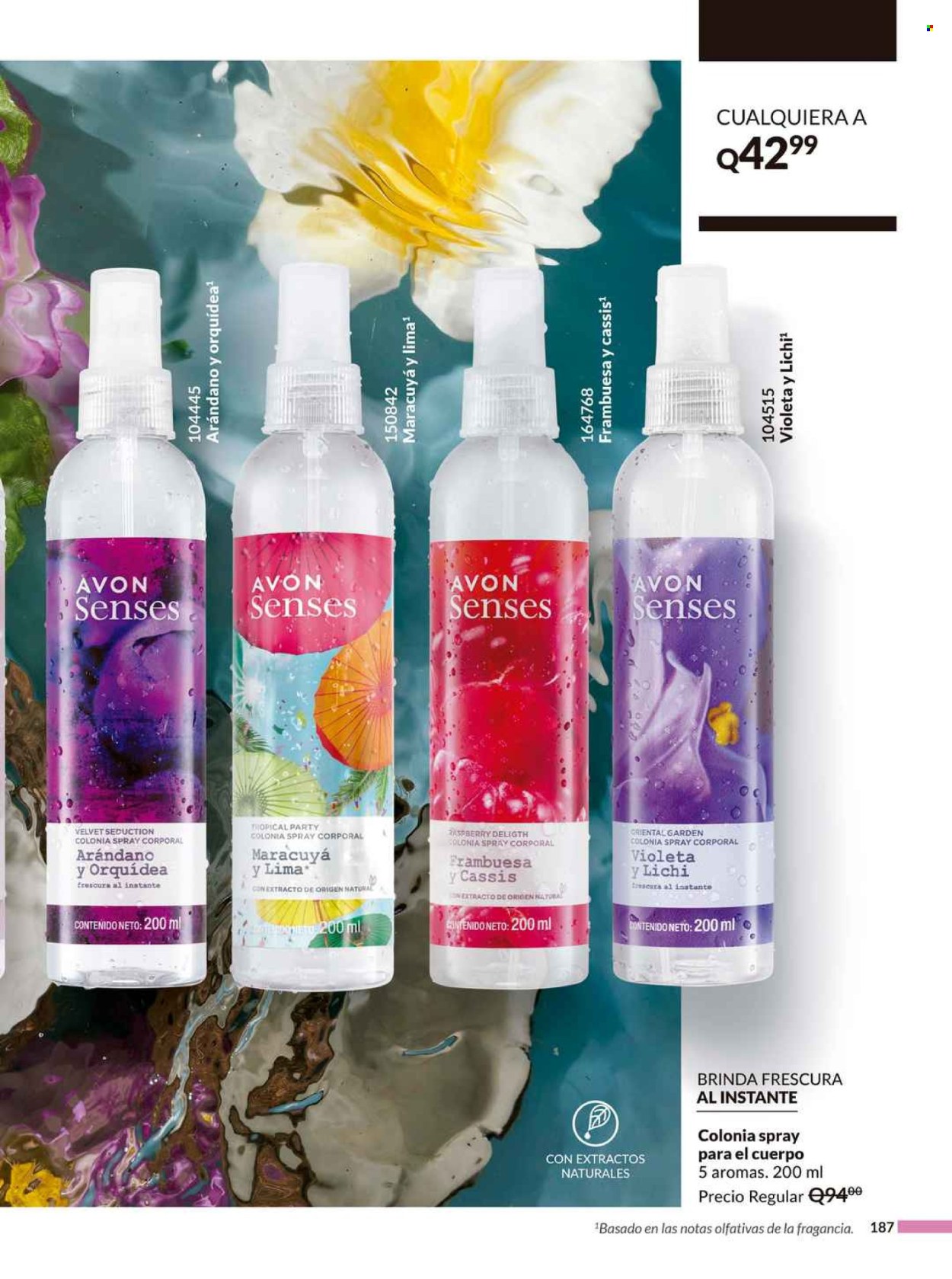 Catálogo Avon. Página 187