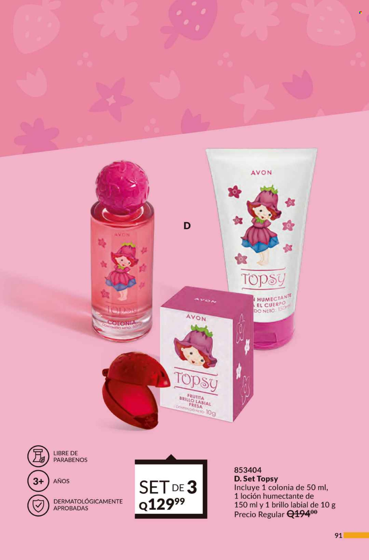 Catálogo Avon. Página 91
