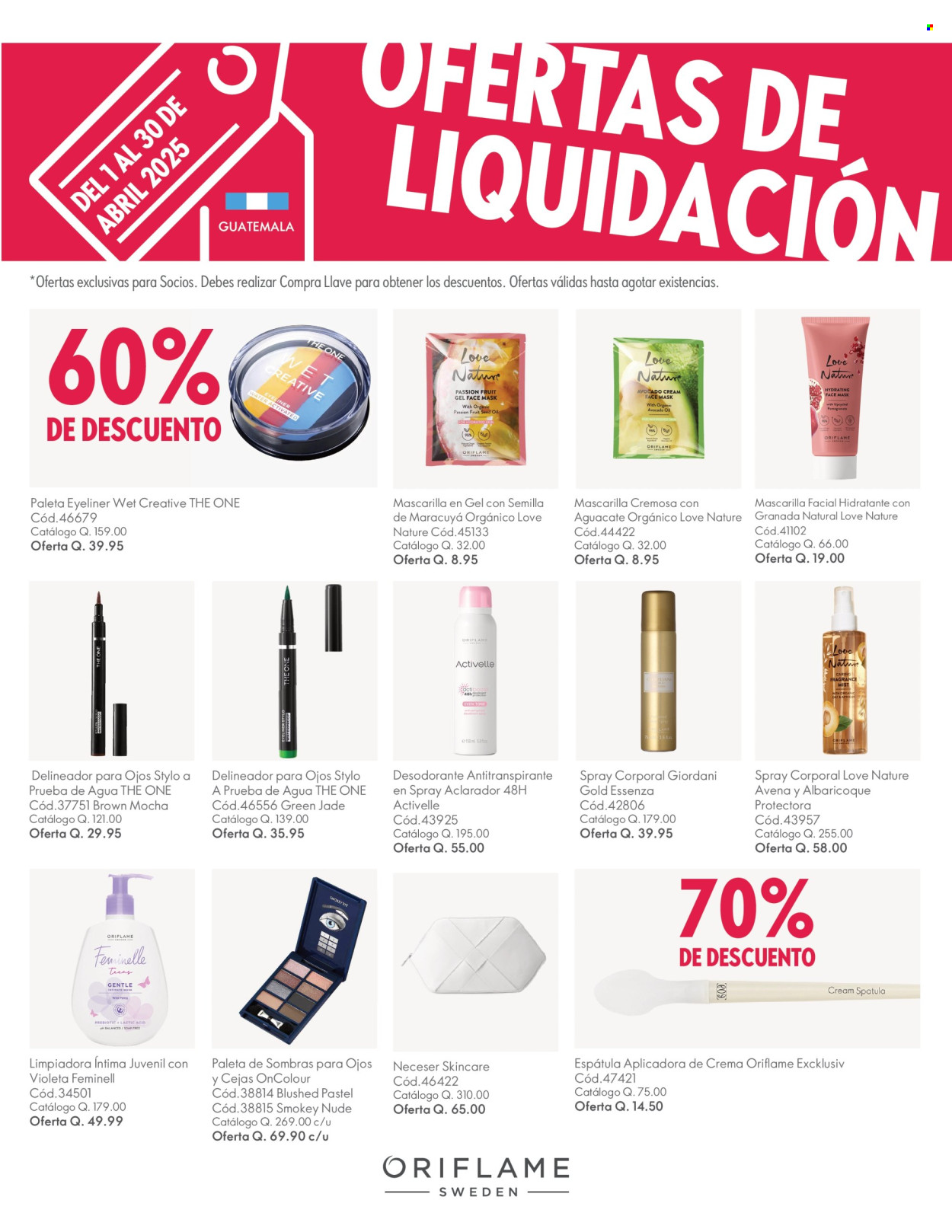 Catálogo Oriflame - 1.4.2025 - 30.4.2025. Página 1