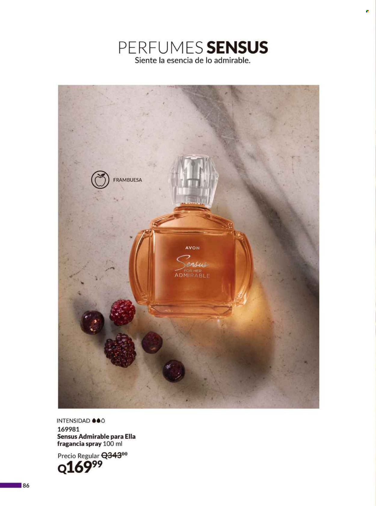 Catálogo Avon - 24.4.2025 - 29.5.2025. Página 86