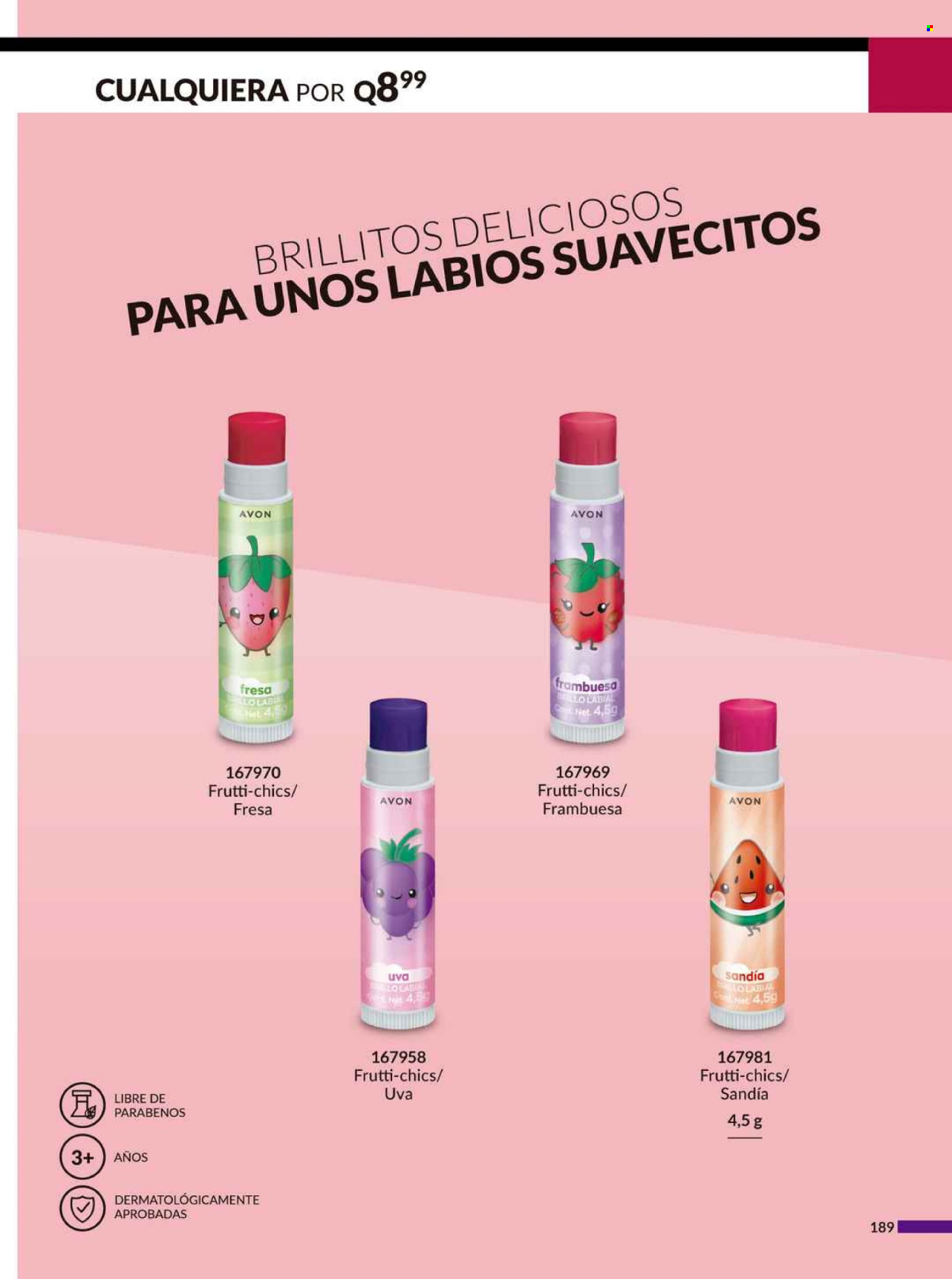 Catálogo Avon - 24.4.2025 - 29.5.2025. Página 189