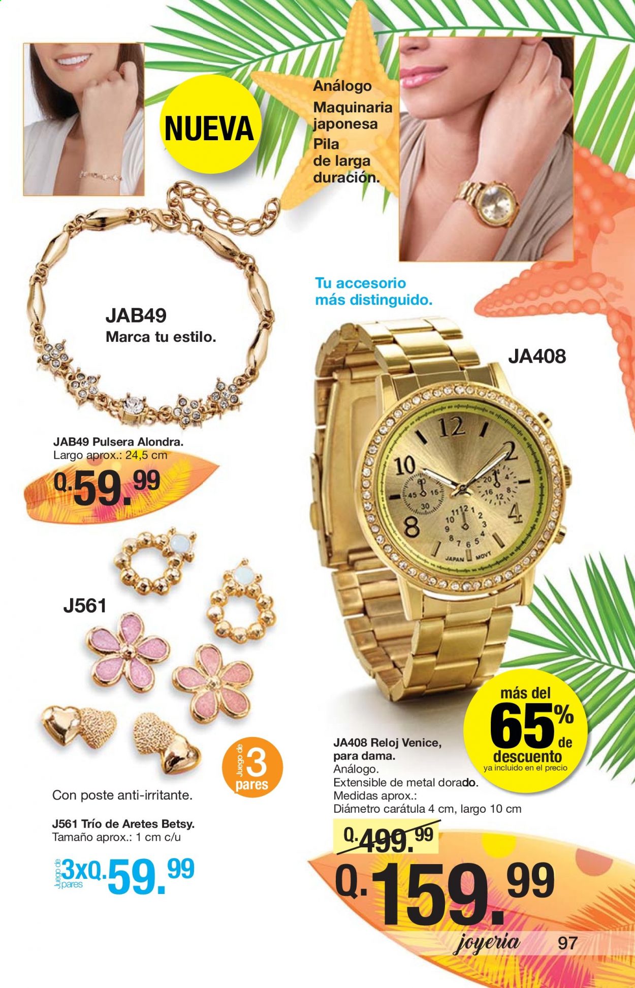 thumbnail - Folleto actual Arabela - Ventas - reloj, pulsera, aretes, joyas. Página 89.