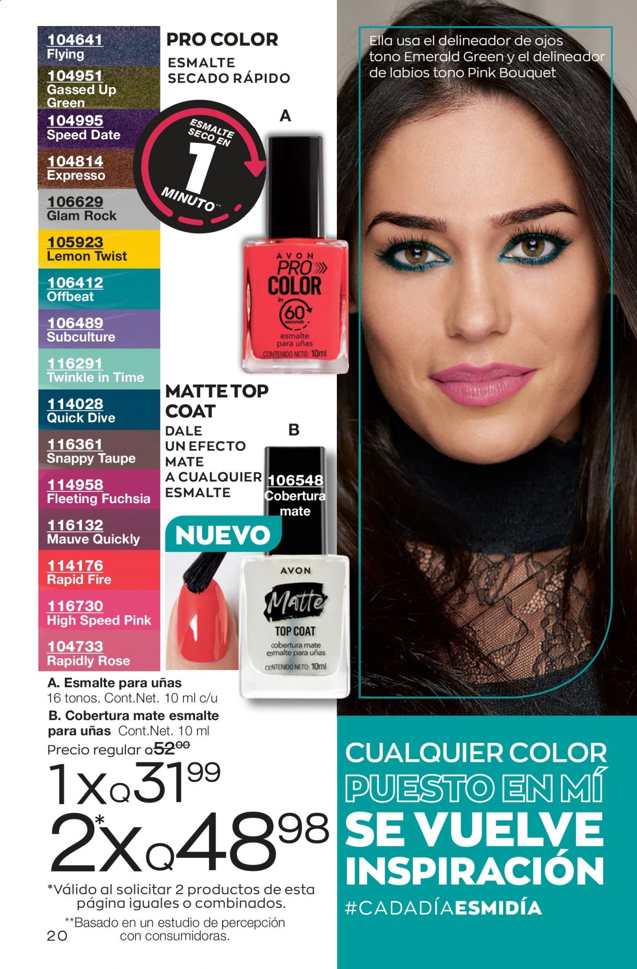 Catálogo Avon. Página 20