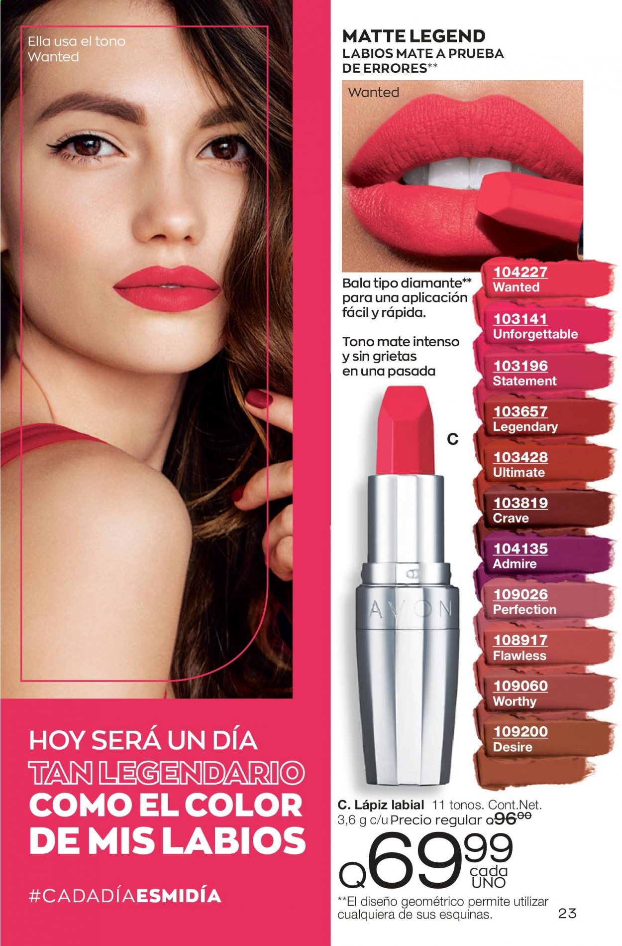 Catálogo Avon. Página 23