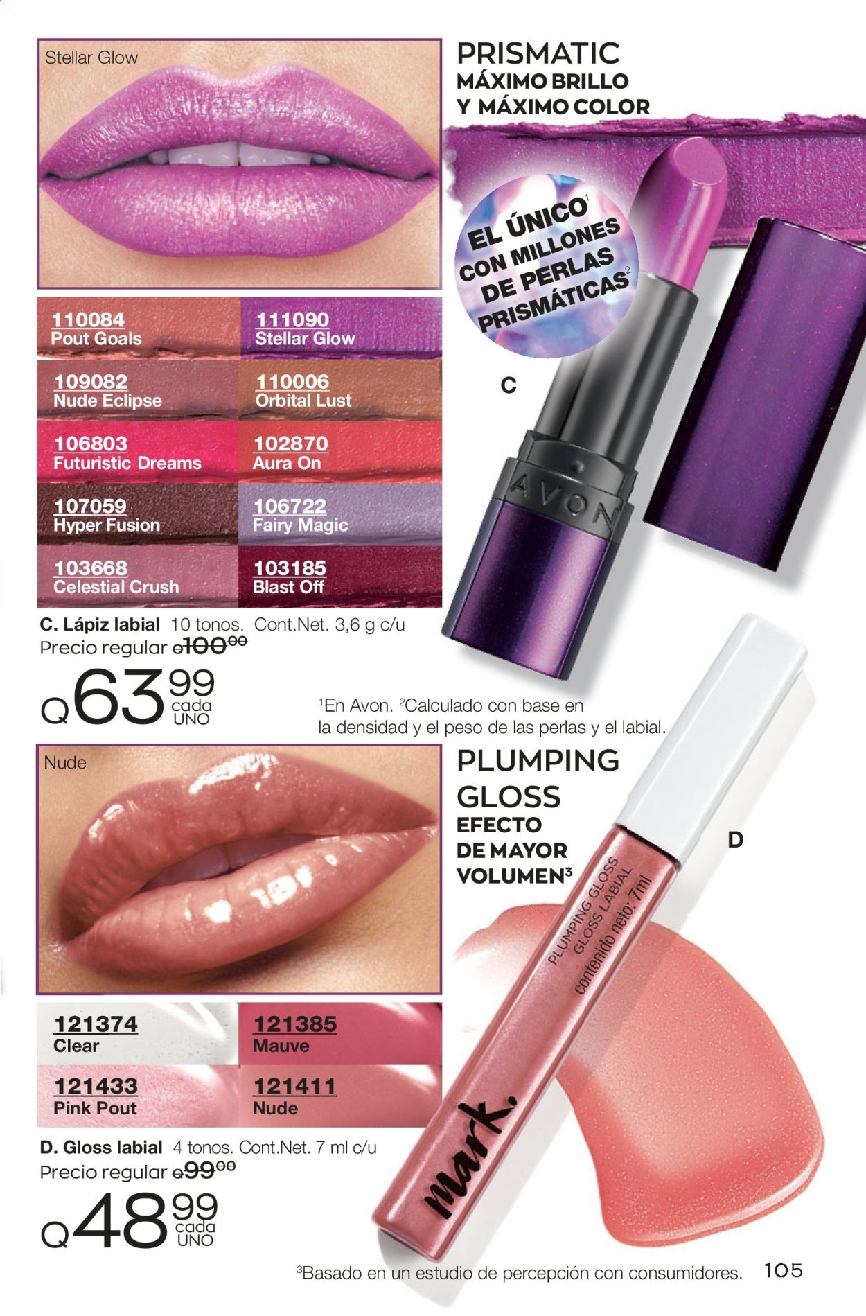 Catálogo Avon. Página 105