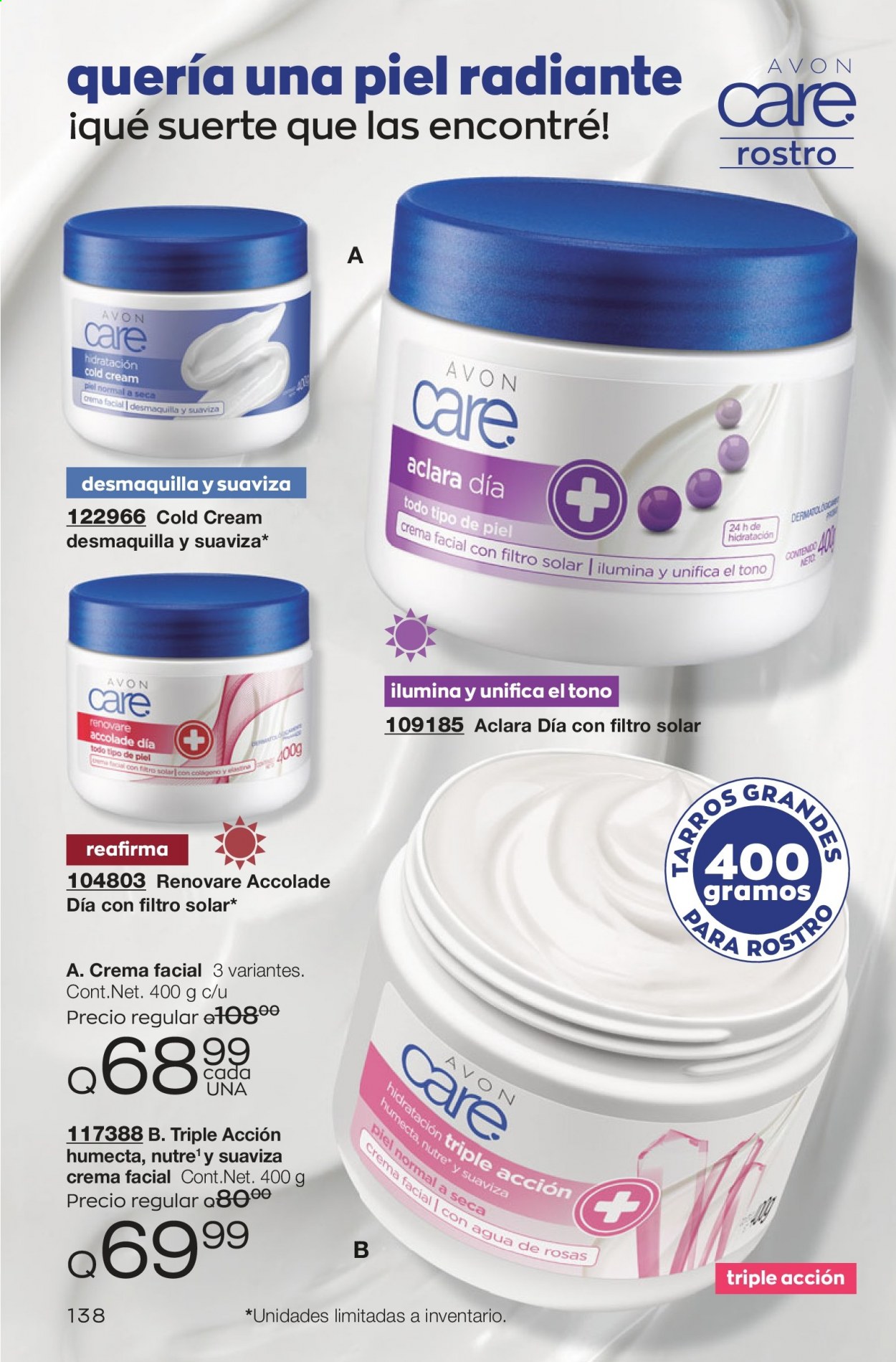 Catálogo Avon. Página 138