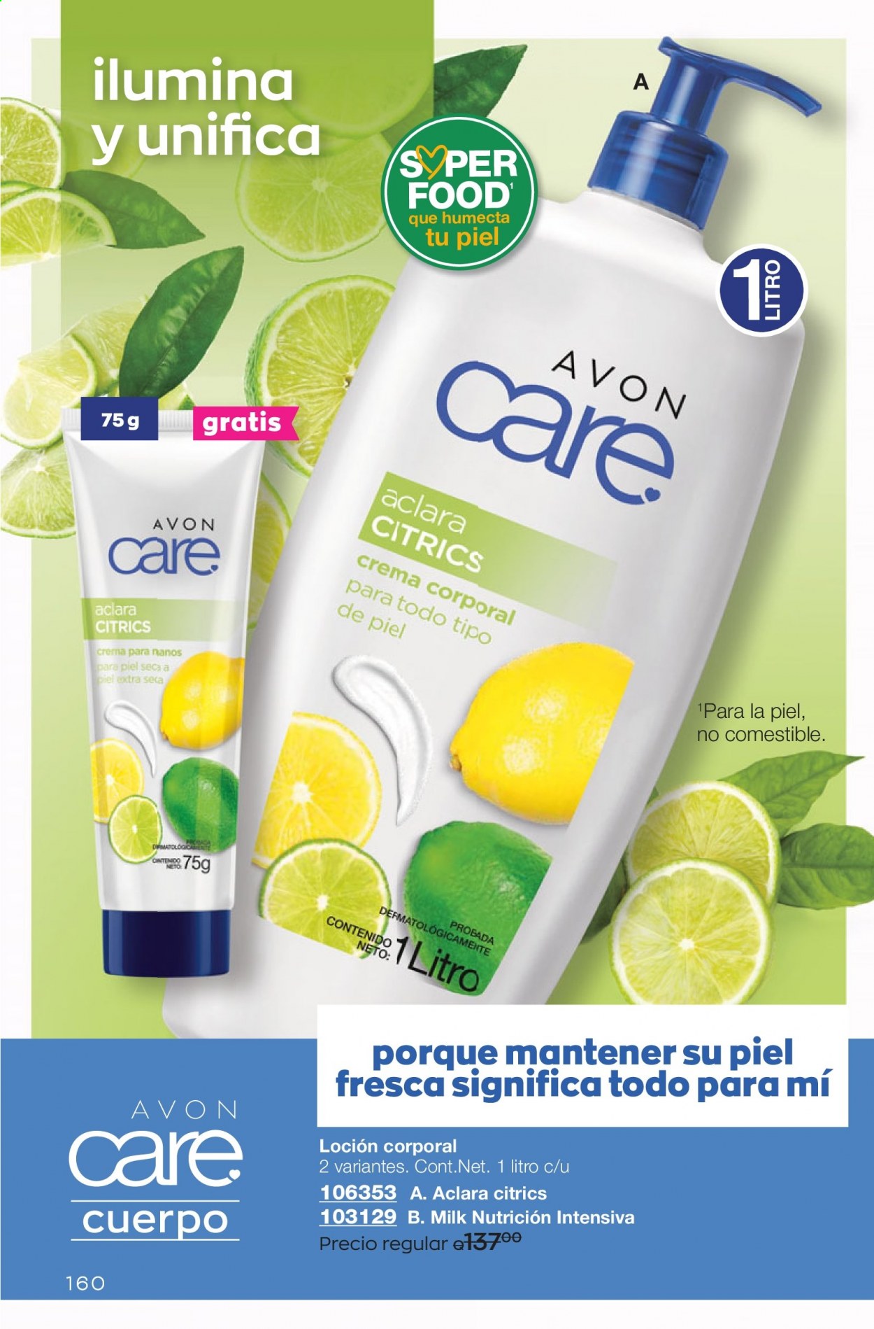 Catálogo Avon. Página 160