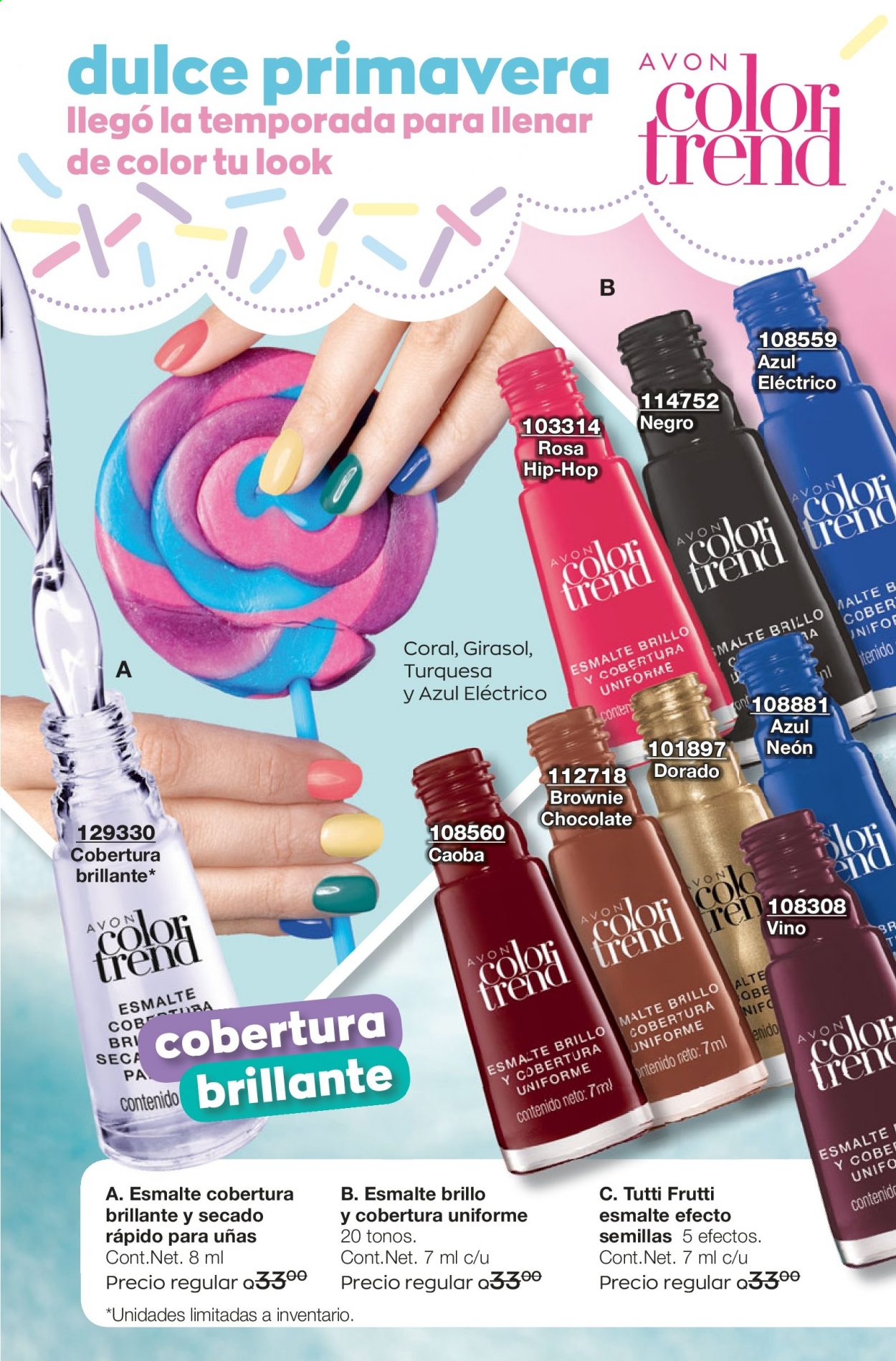 Catálogo Avon. Página 170