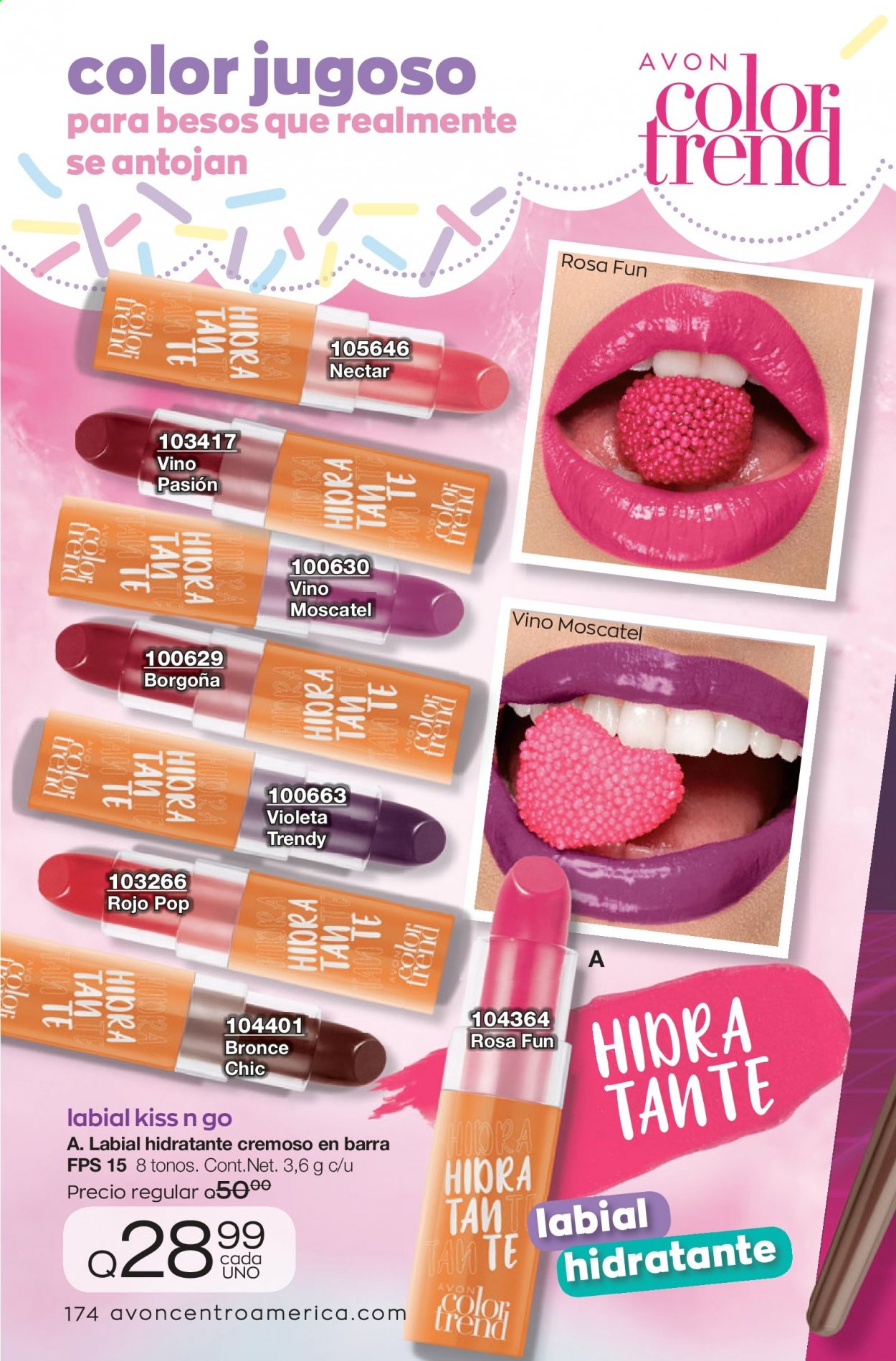 Catálogo Avon. Página 174