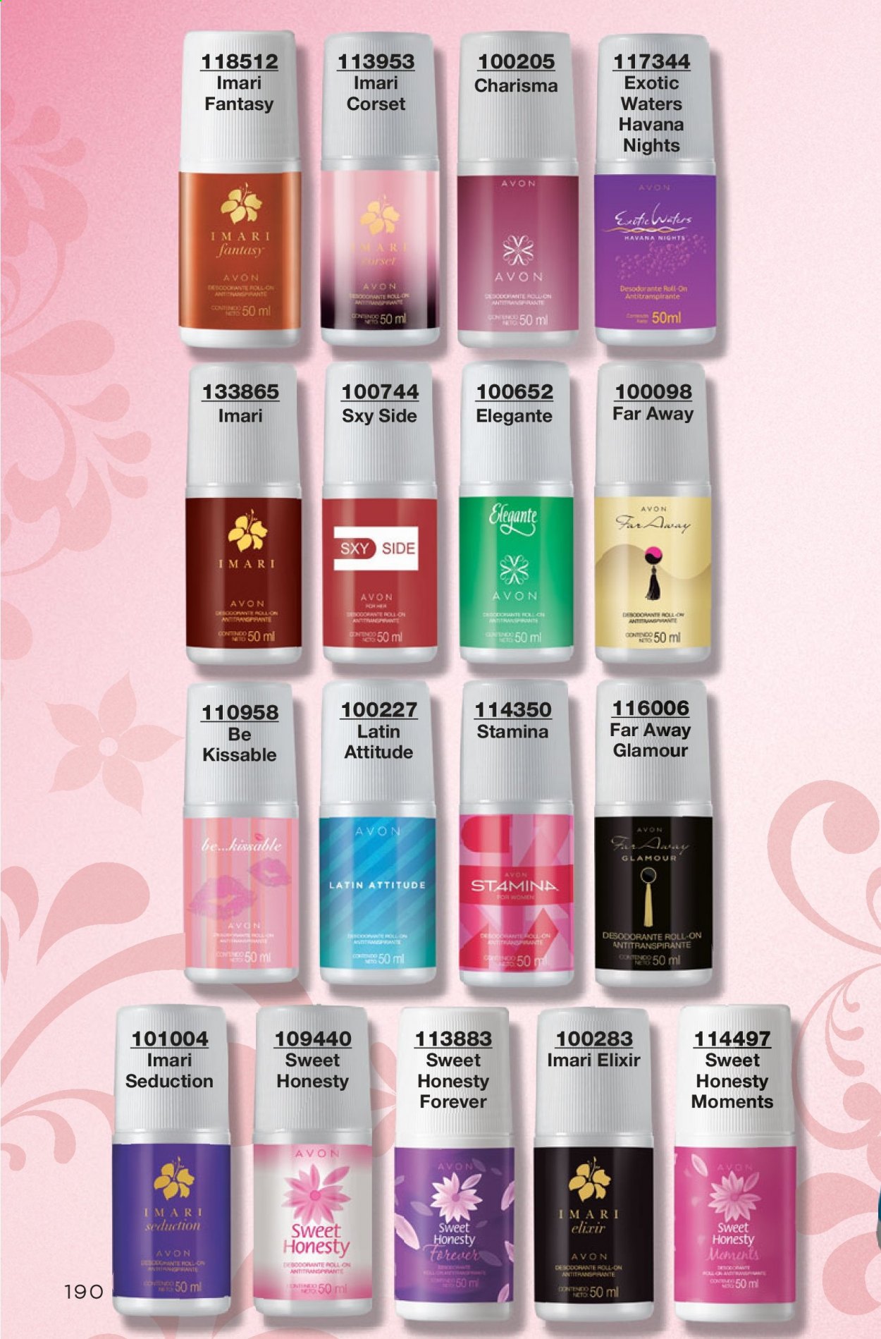 Catálogo Avon. Página 190