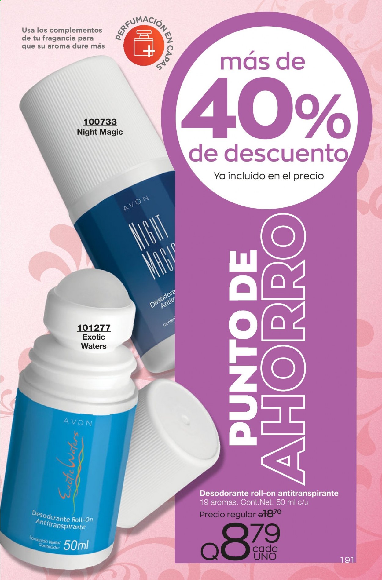 Catálogo Avon. Página 191