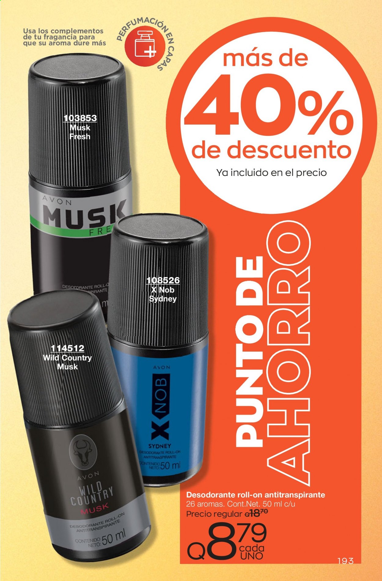 Catálogo Avon. Página 193