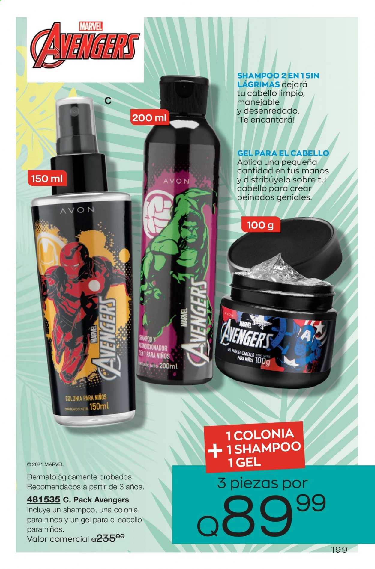 Catálogo Avon. Página 199