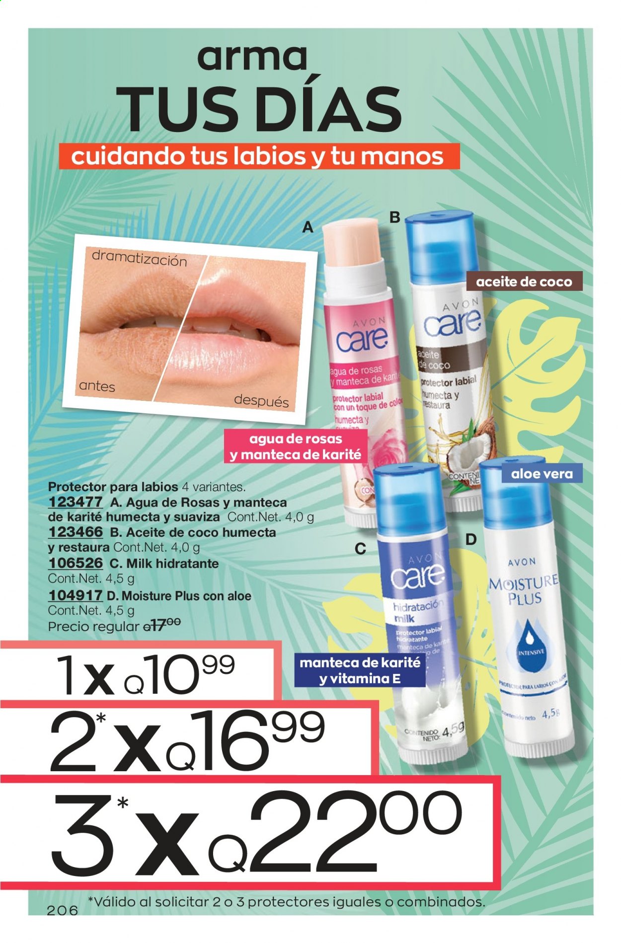 Catálogo Avon. Página 206