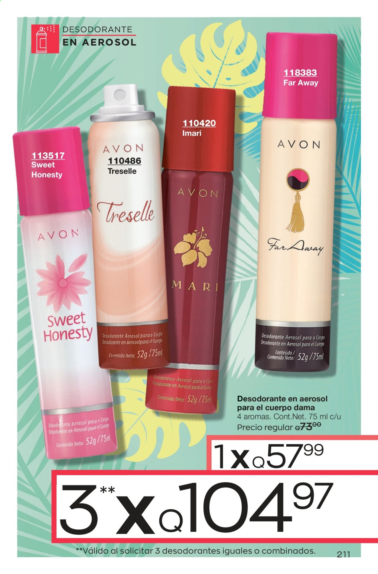 Catálogo Avon. Página 211