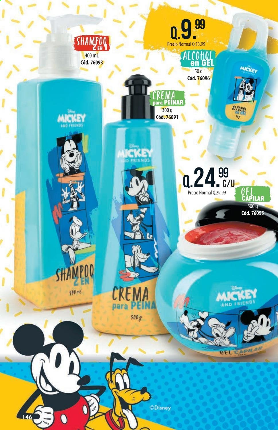 thumbnail - Folleto actual LêCleire - 1.3.2021 - 31.3.2021 - Ventas - champú, Mickey Mouse, crema, crema para peinar, alcohol puro, Disney, shampoo. Página 148.