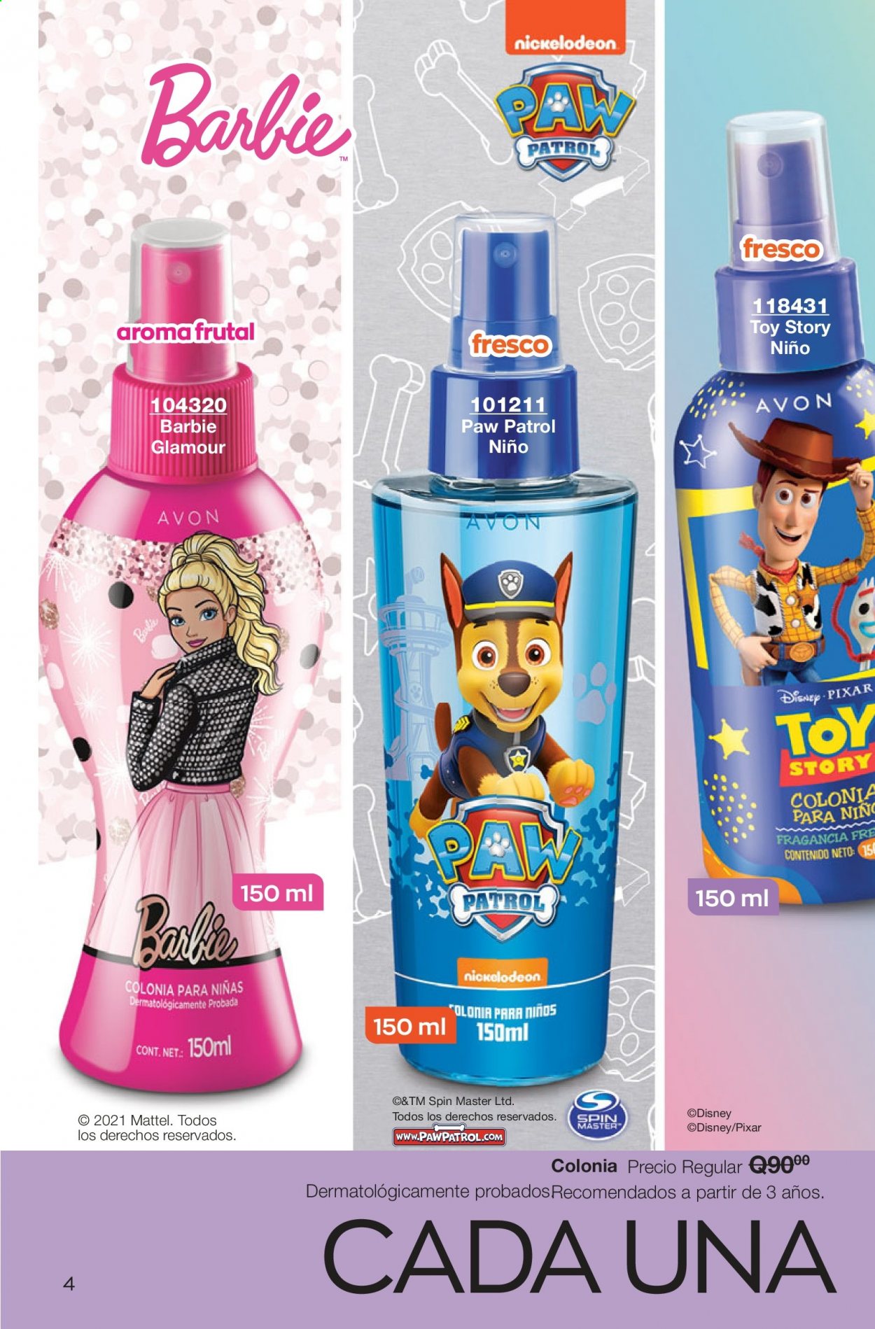 Catálogo Avon. Página 4