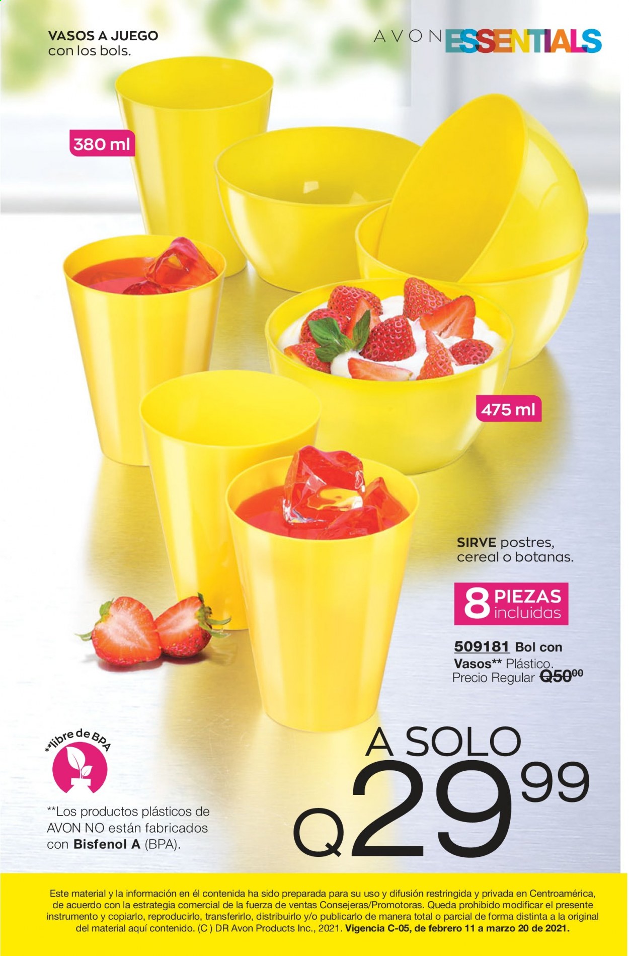Catálogo Avon. Página 138