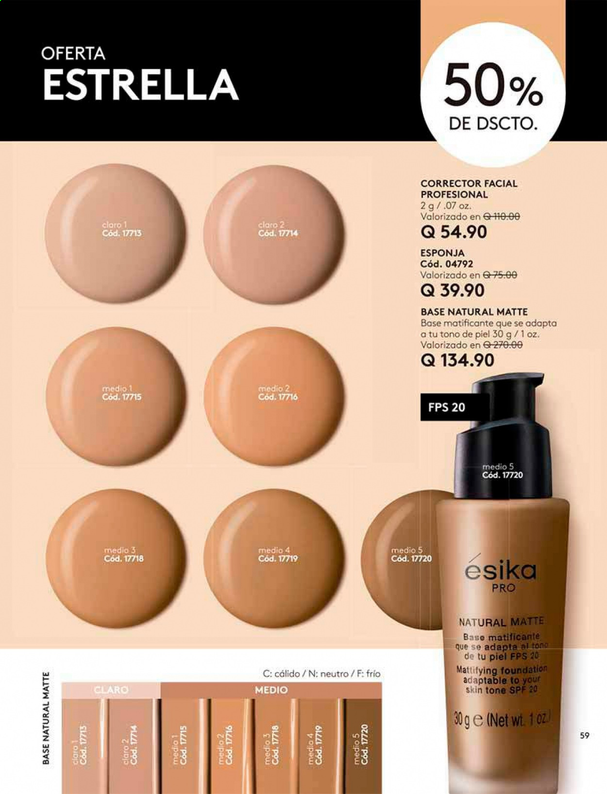 Catálogo Ésika. Página 59