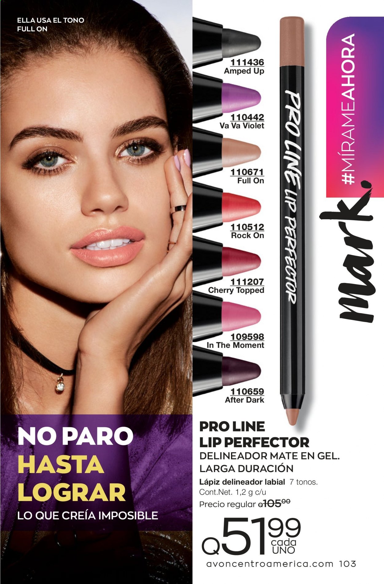 Catálogo Avon. Página 103