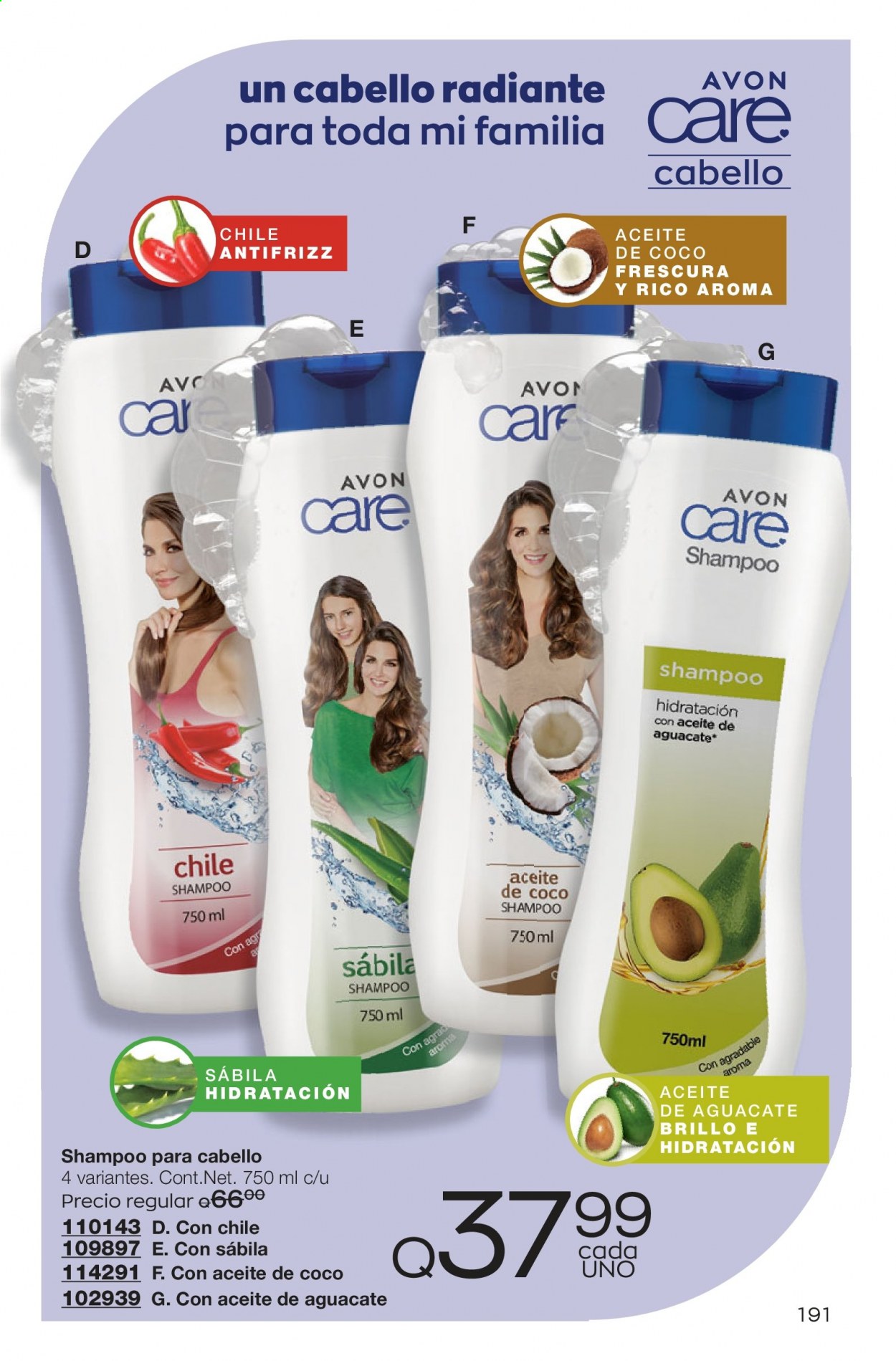 Catálogo Avon. Página 191