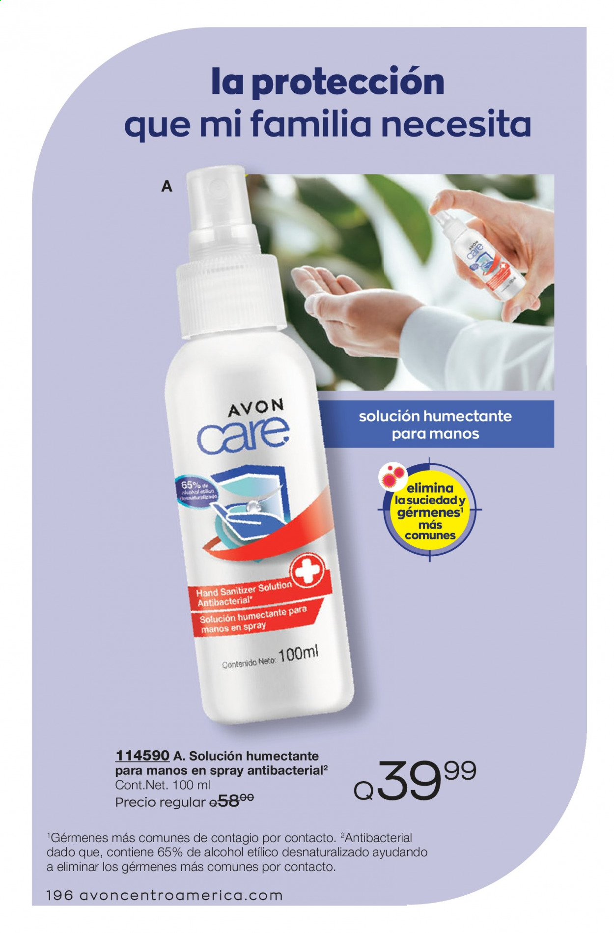 Catálogo Avon. Página 196