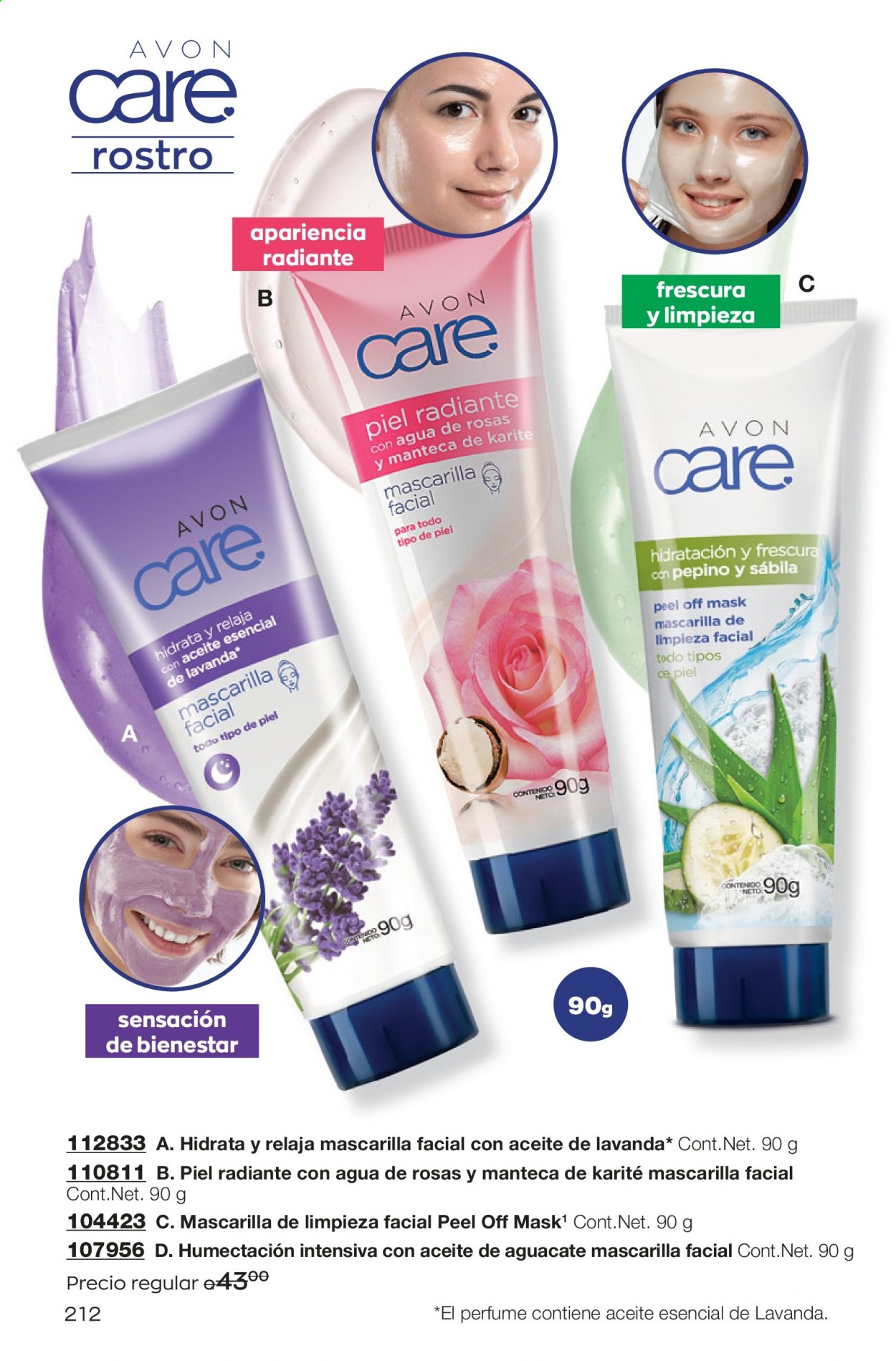 Catálogo Avon. Página 212
