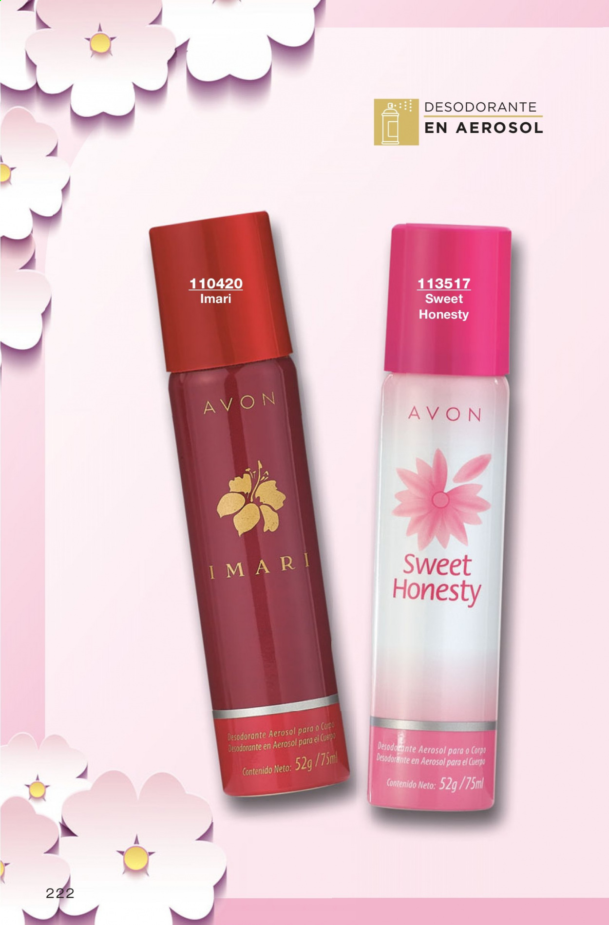 Catálogo Avon. Página 222