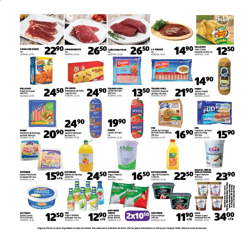 thumbnail - Folleto actual Supermercados La Torre - 18.3.2021 - 24.3.2021 - Ventas - pavo, mandarina, jamón, queso, yogur, jugo. Página 4.