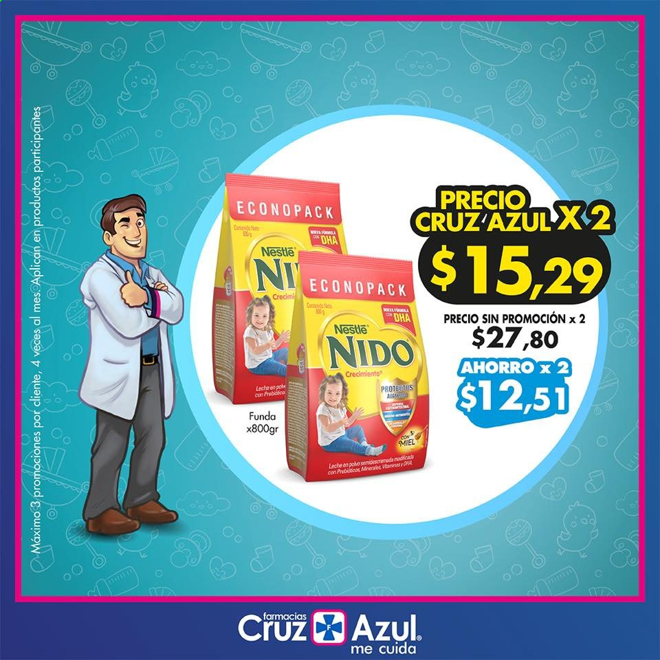 thumbnail - Folleto actual Farmacias Cruz Azul - 23.2.2021 - 28.2.2021 - Ventas - leche infantil, Nestlé. Página 3.