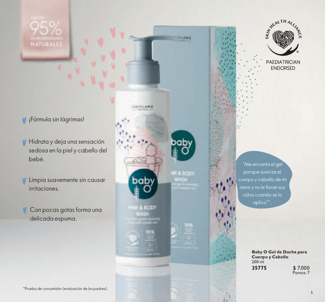 Folleto actual Oriflame - Ventas - gel de baño. Página 5.