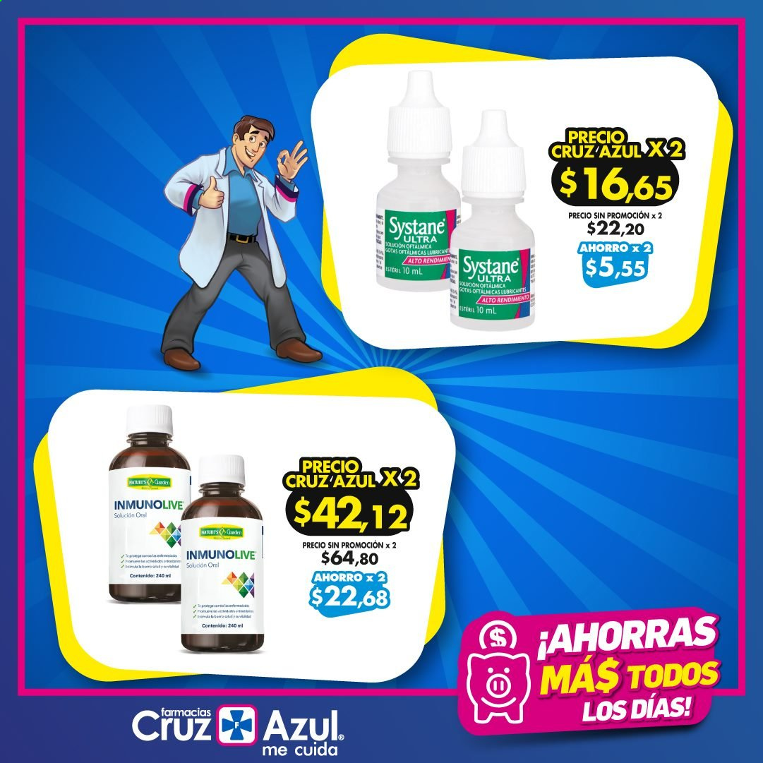 thumbnail - Folleto actual Farmacias Cruz Azul - 4.6.2021 - 4.6.2021 - Ventas - Systane. Página 3.