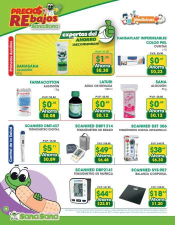 Folleto actual Farmacias SanaSana - 1.6.2021 - 30.6.2021.