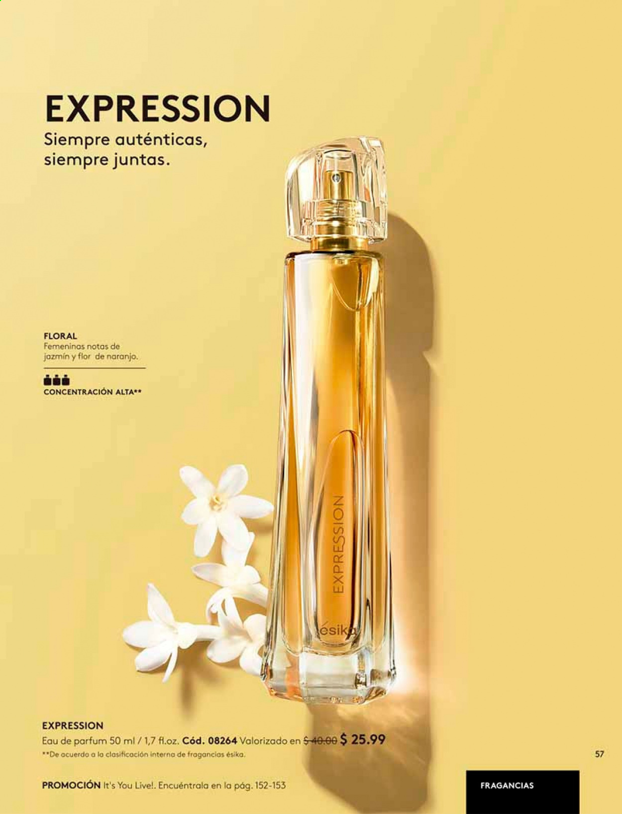thumbnail - Folleto actual Ésika - Ventas - perfume. Página 57.