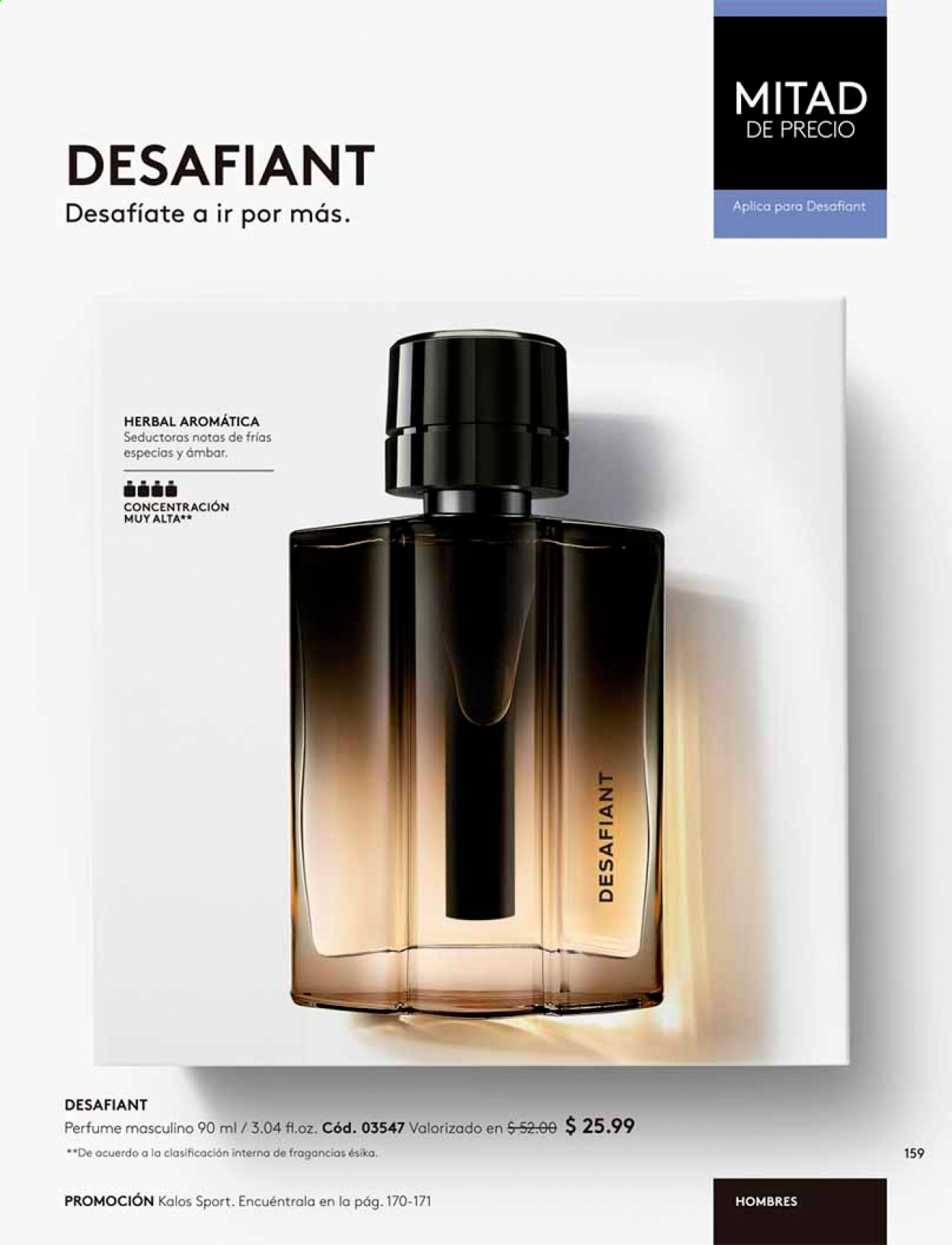 thumbnail - Folleto actual Ésika - Ventas - perfume. Página 167.