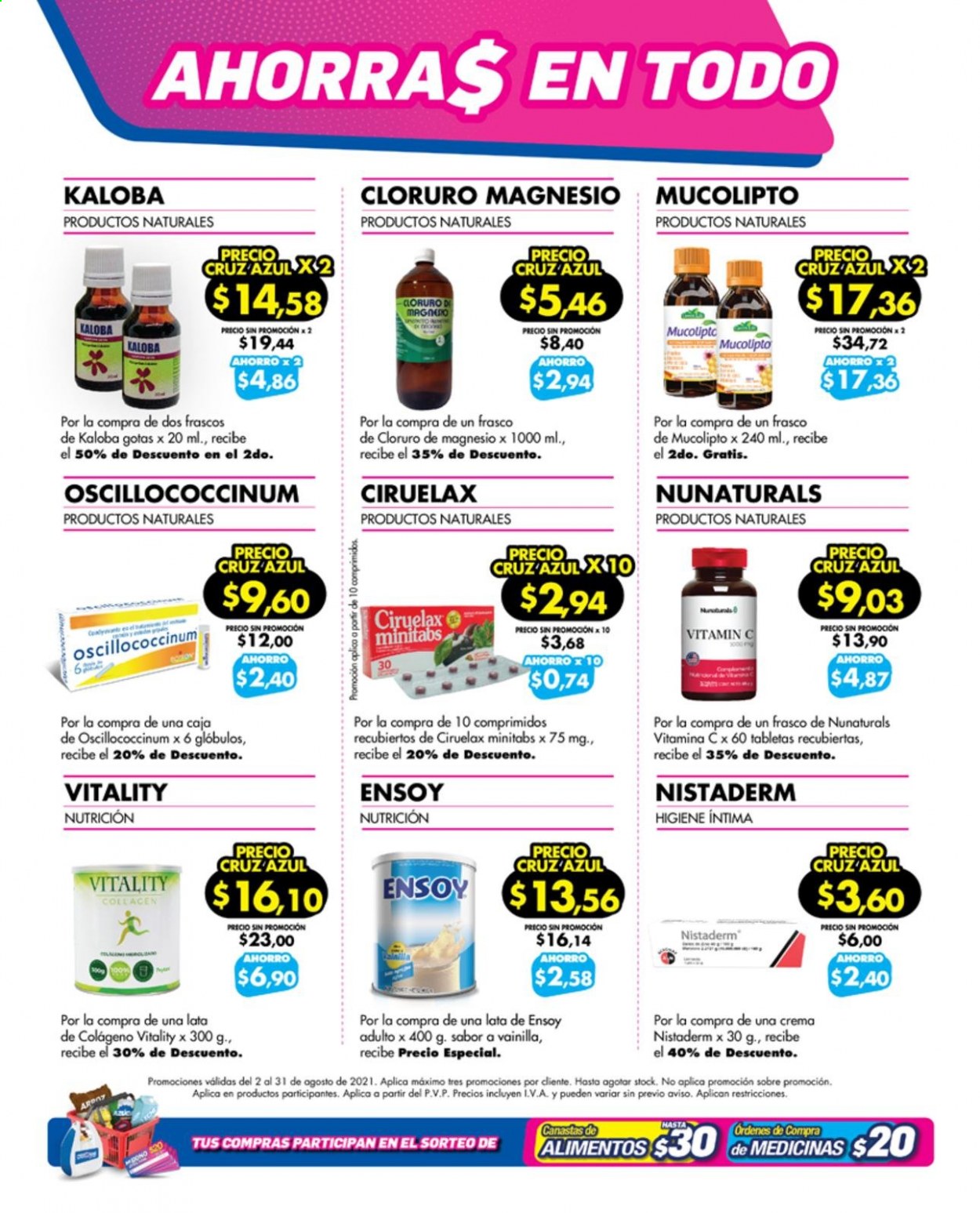 thumbnail - Catálogo Farmacias Cruz Azul - 1.8.2021 - 31.8.2021.